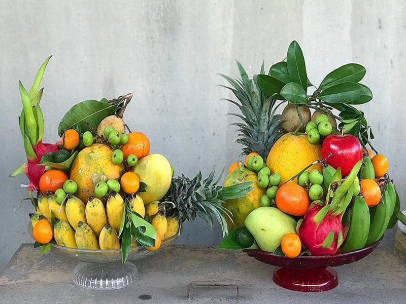 Bày mâm ngũ quả