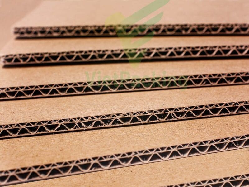 Cấu tạo của hộp carton sóng