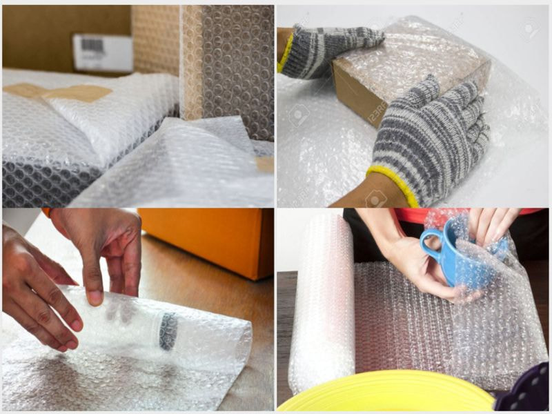 Hướng dẫn sử dụng xốp nổ để gói hàng