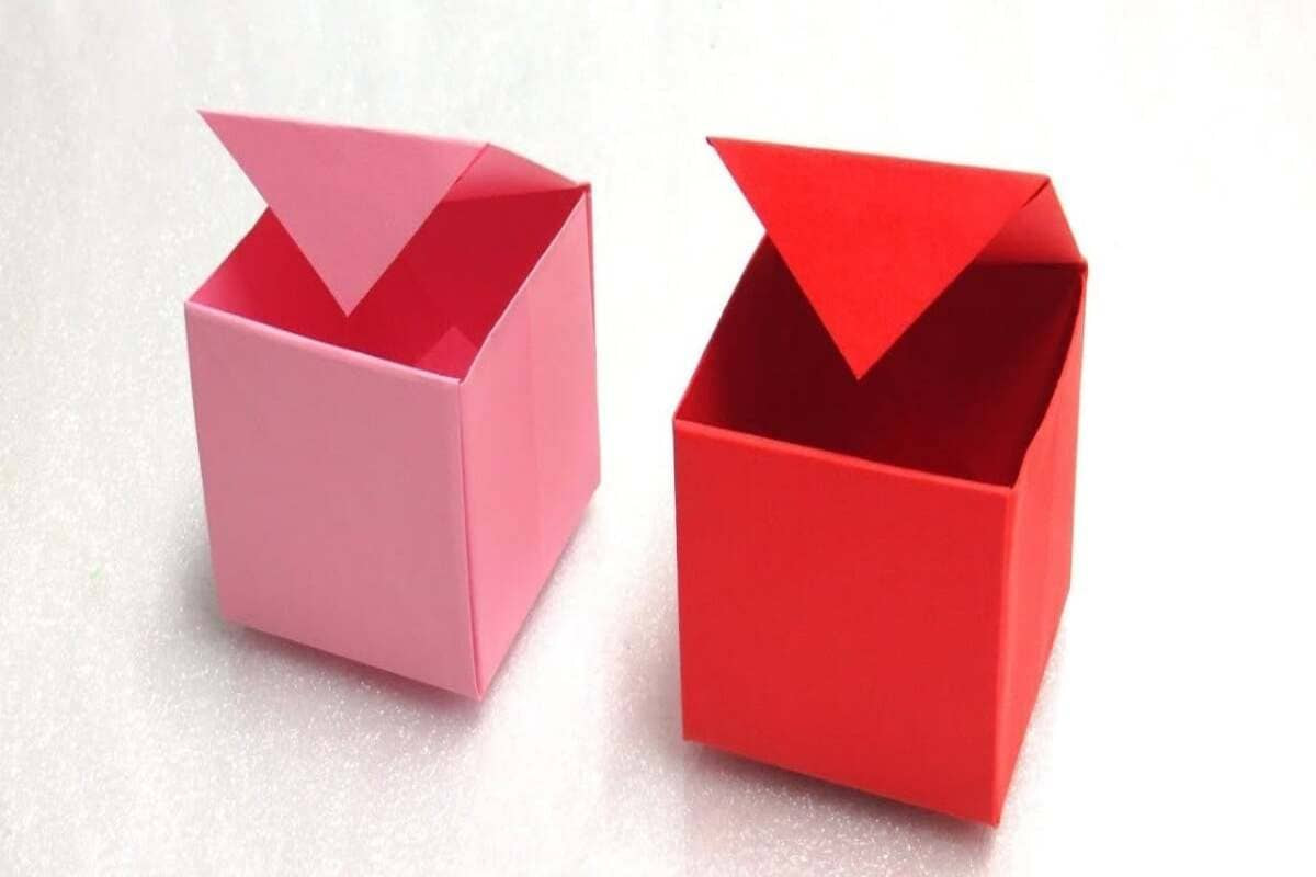 Bật mí 2 cách gấp hộp giấy đơn giản, nhanh chóng