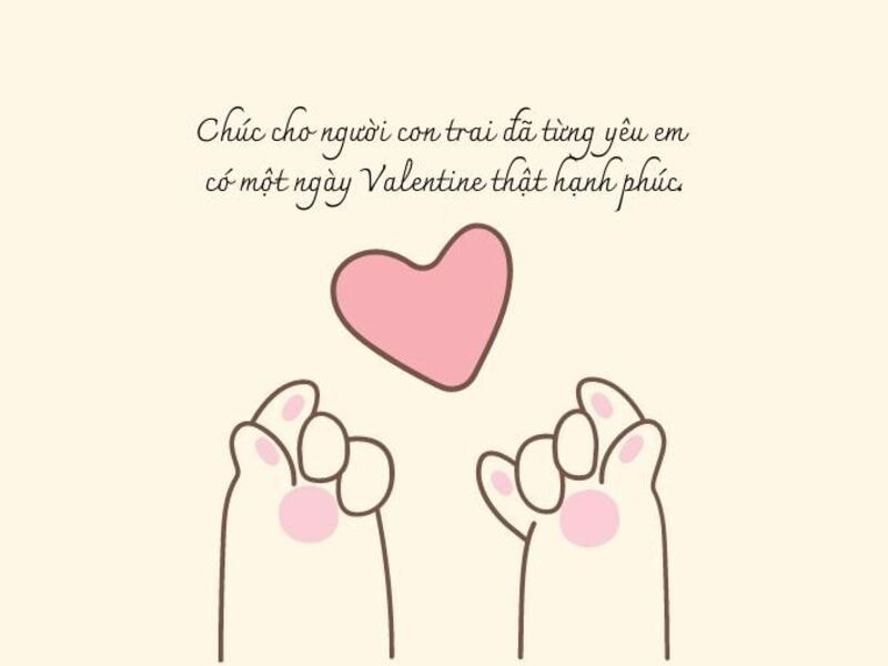 Lời chúc Valentine cho crush đốn tim