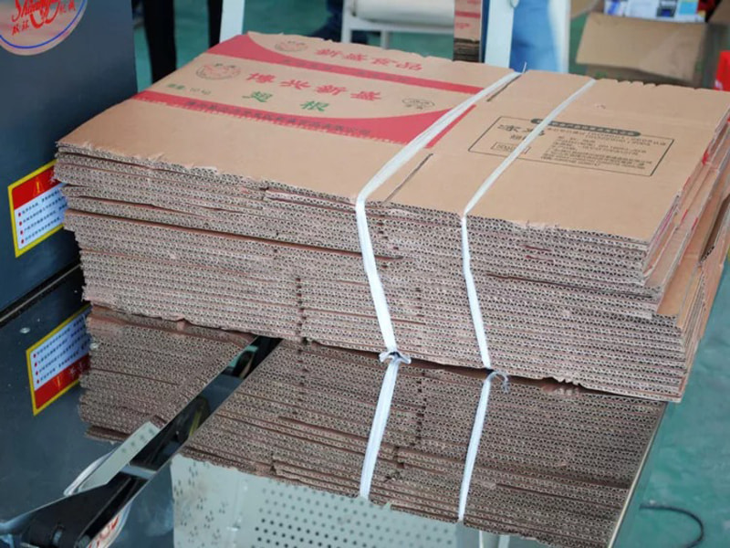 Ứng dụng của máy cột dây thùng carton