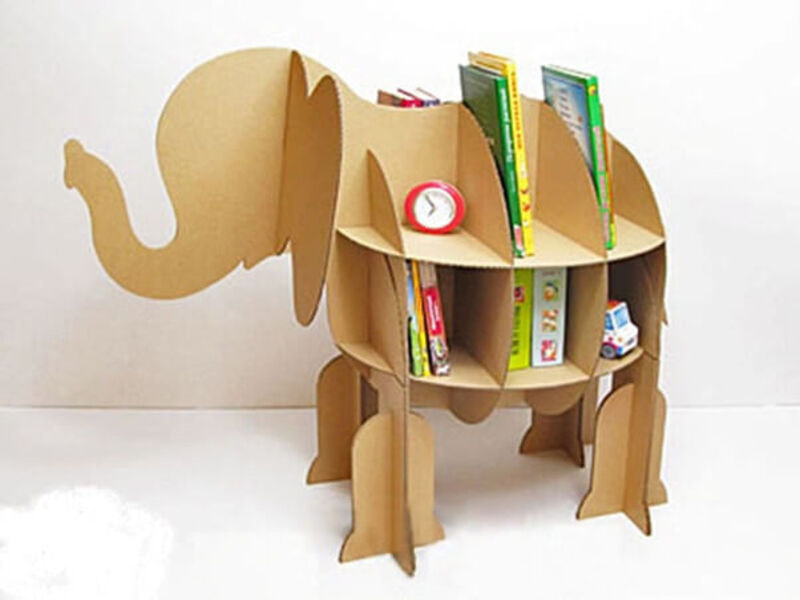 Lợi ích thiết thực của làm kệ sách bằng giấy carton
