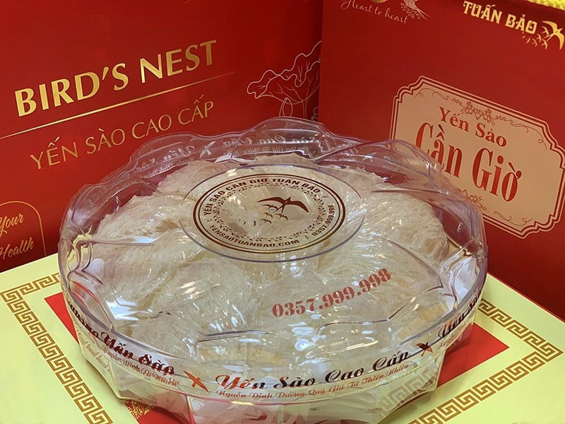 Quy cách in hộp yến sào tại xưởng