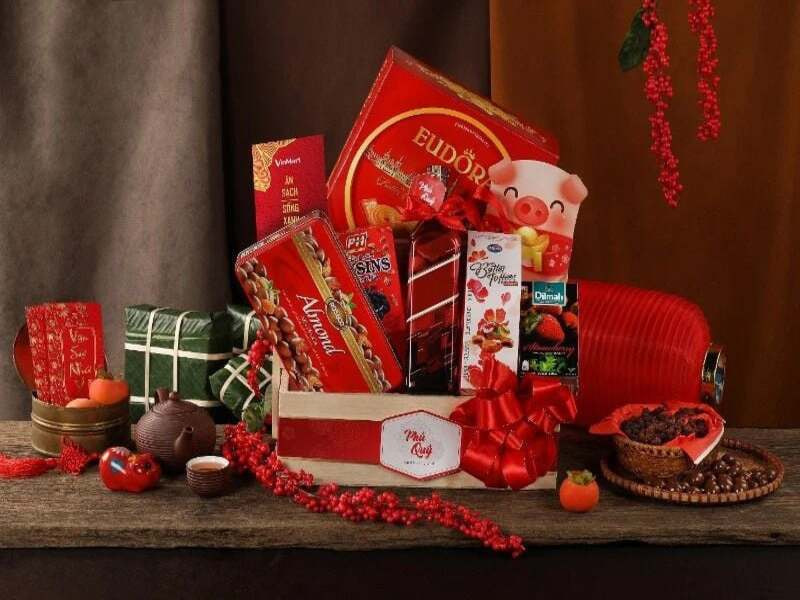 Một số mẫu hộp quà Tết cao cấp