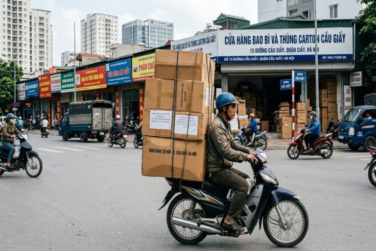 Mua thùng carton Cầu Giấy giá xưởng