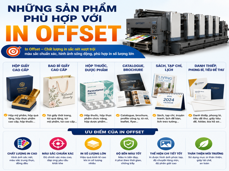 Những sản phẩm phù hợp với in Offset
