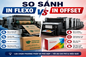 So sánh In Flexo và in Offset