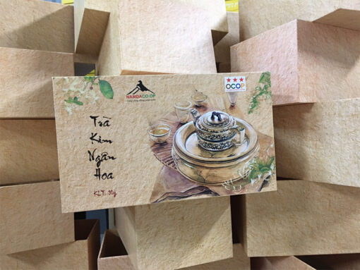 hộp carton cứng đựng trà, hộp đựng trà làm từ chất liệu carton cứng
