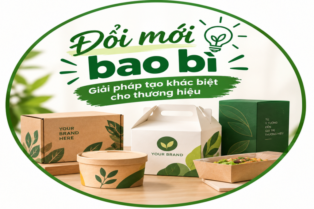 Đổi mới bao bì Giải pháp tạo khác biệt cho thương hiệu