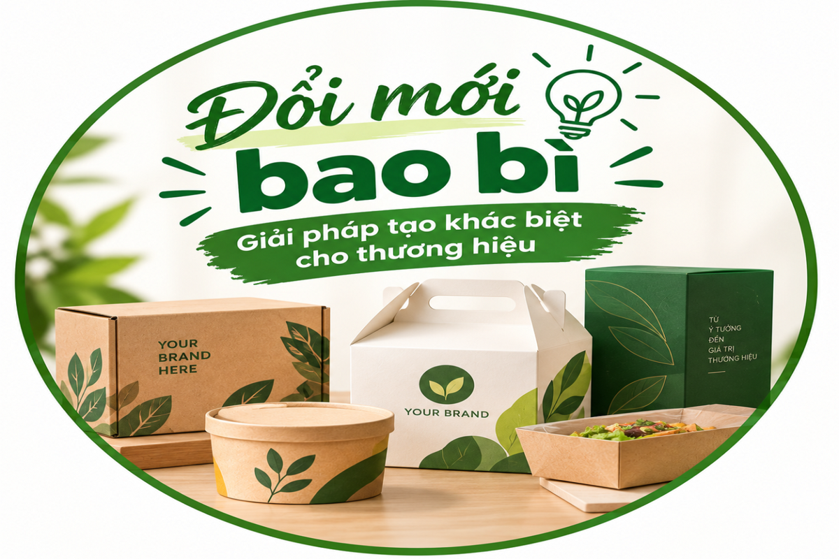 Đổi mới bao bì Giải pháp tạo khác biệt cho thương hiệu