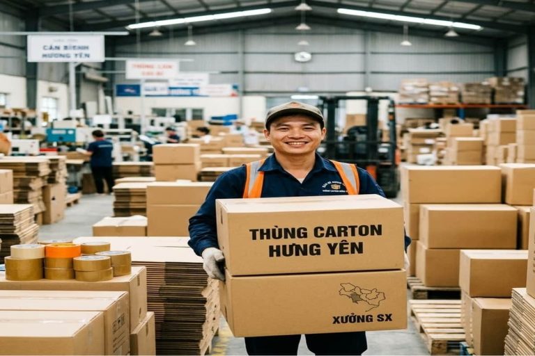 Đơn vị sản xuất, in ấn thùng carton tại Hưng Yên chất lượng