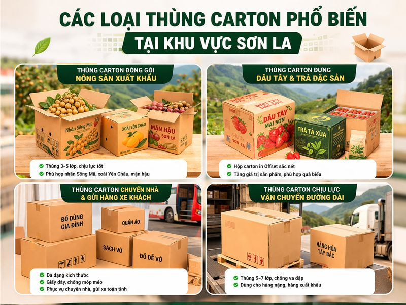 Lợi thế khi đặt thùng carton tại xưởng Hộp carton đóng hàng