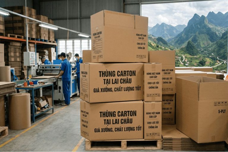 Thùng carton tại Lai Châu giá xưởng, chất lượng tốt