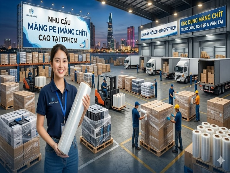 Nhu cầu màng PE (màng chít) tại TPHCM