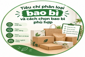 Tiêu chí phân loại bao bì và cách chọn bao bì phù hợp