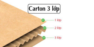 đặc điểm của thùng carton 3 lớp sóng b, thùng giấy carton 3 lớp sóng b, hộp carton 3 lớp sóng b, hộp giấy carton 3 lớp sóng b