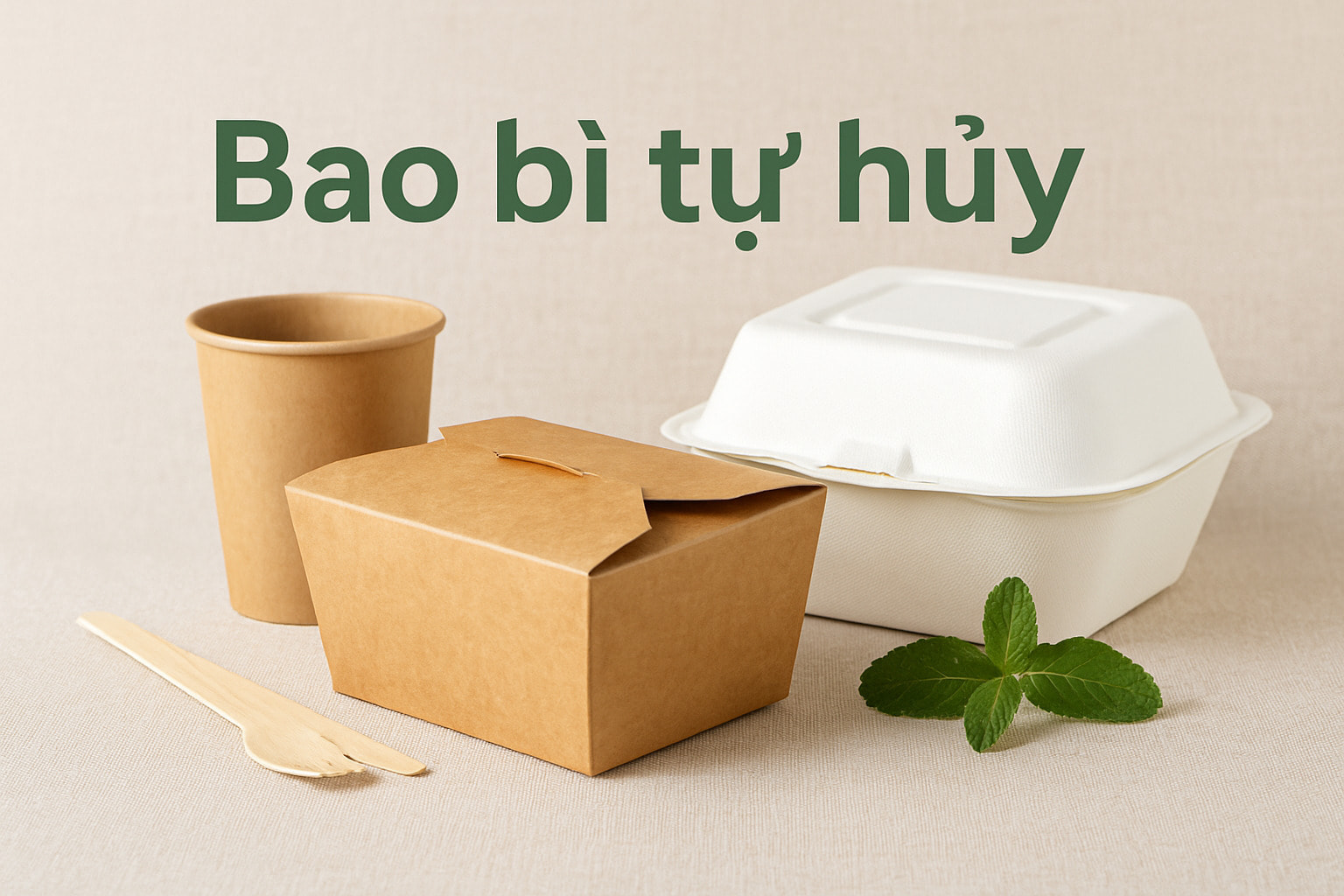 Các loại bao bì tự hủy có thể bạn chưa biết