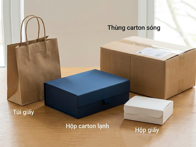 Các loại bao bì phổ biến trong dịch vụ OEM/ODM