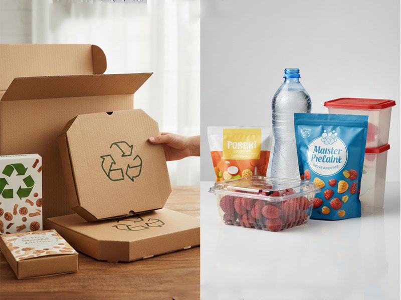 Sự khác biệt giữa bao bì carton và bao bì nhựa