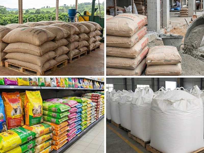 Ứng dụng của bao bì PP dệt trong các ngành nghề