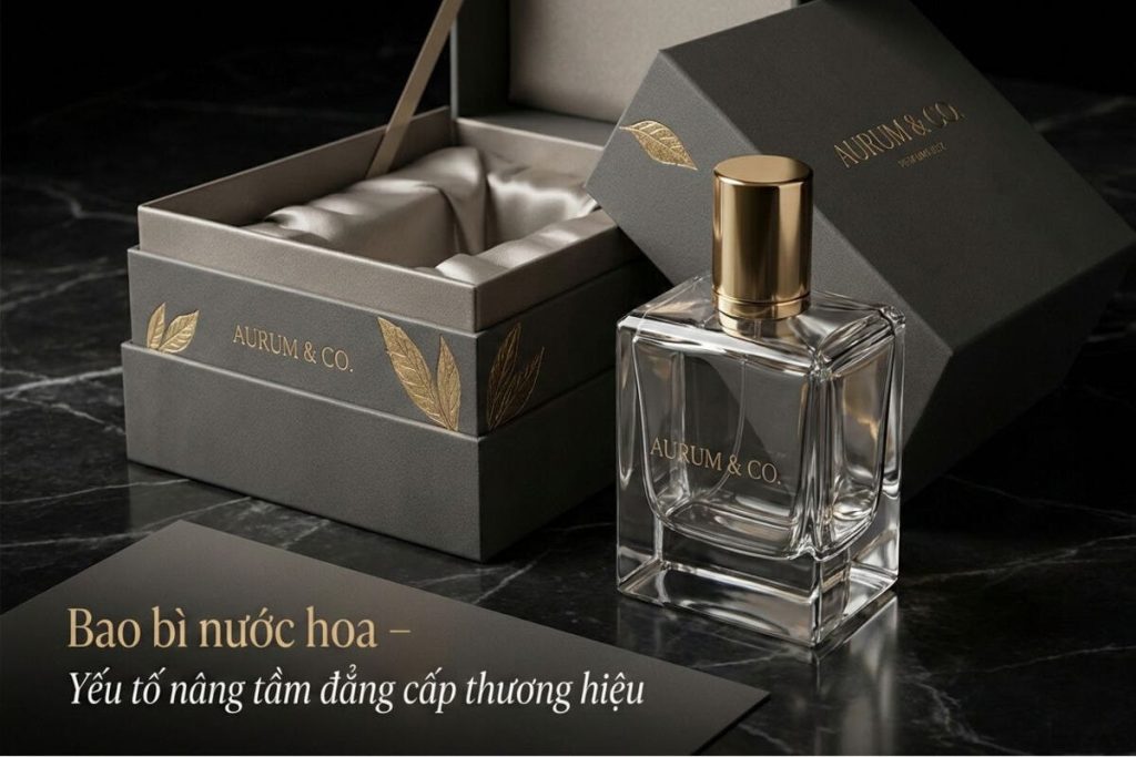 Bao bì nước hoa – Yếu tố nâng tầm đẳng cấp thương hiệu