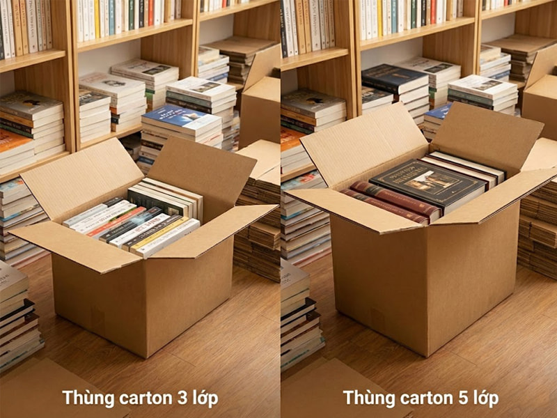 Các loại hộp carton đựng sách phổ biến
