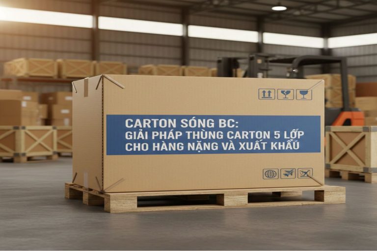 Thùng carton 5 lớp sóng bc