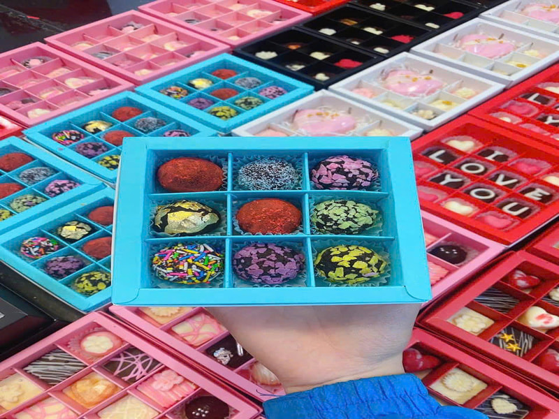 Hộp socola chữ nhật