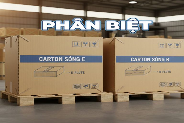 Phân biệt carton sóng E và sóng B