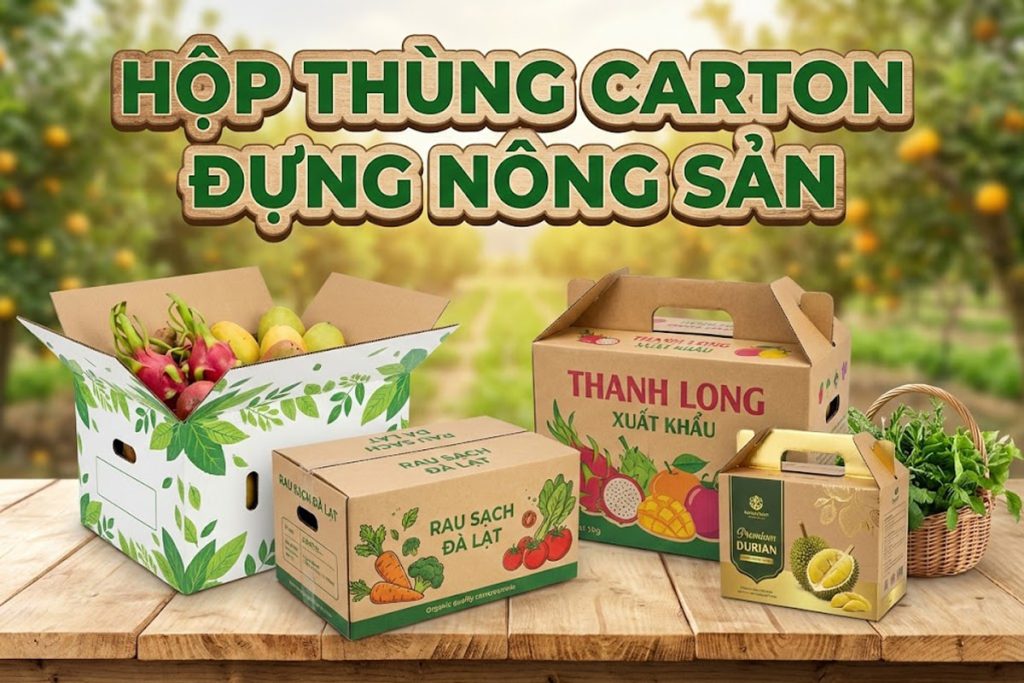 Hộp thùng carton đựng nông sản