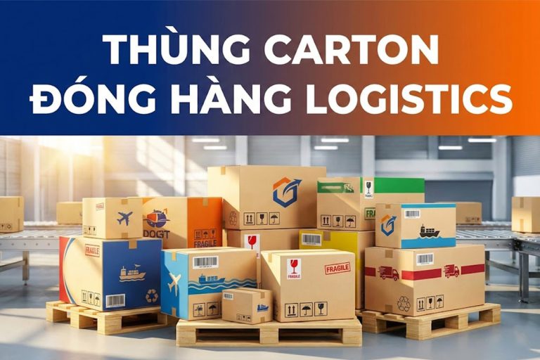 Thùng carton đóng hàng logistics