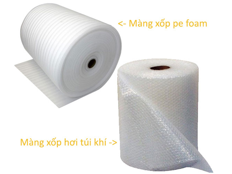 Xốp nổ và xốp PE Foam đang được sử dụng phổ biến