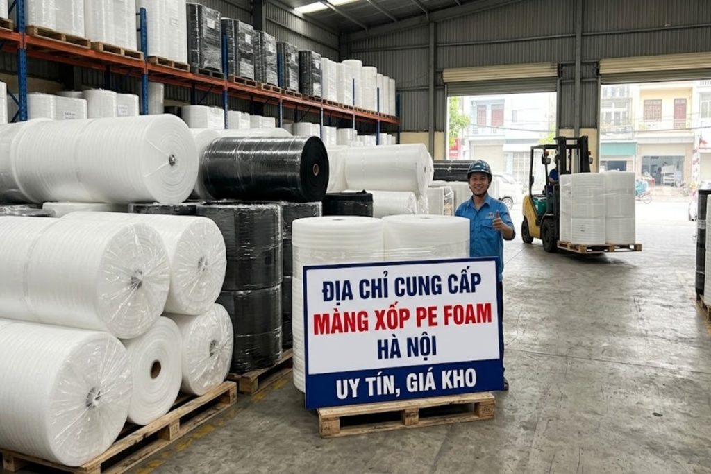 Địa chỉ cung cấp màng xốp PE foam Hà Nội uy tín, giá kho 1 Địa chỉ cung cấp màng xốp PE foam Hà Nội uy tín, giá kho