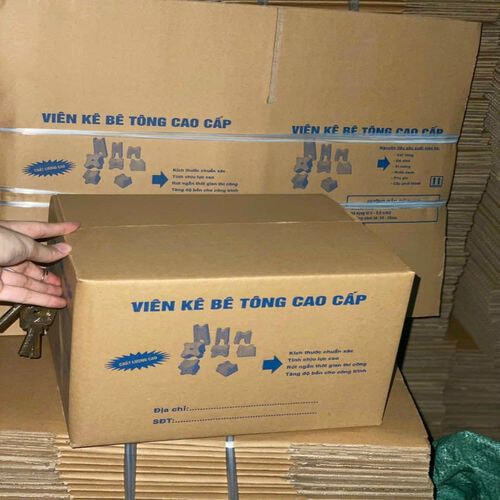 Hộp viên kê bê tông 34x24x18cm (H7) 1 Hộp viên kê bê tông 34x24x18cm ảnh 1
