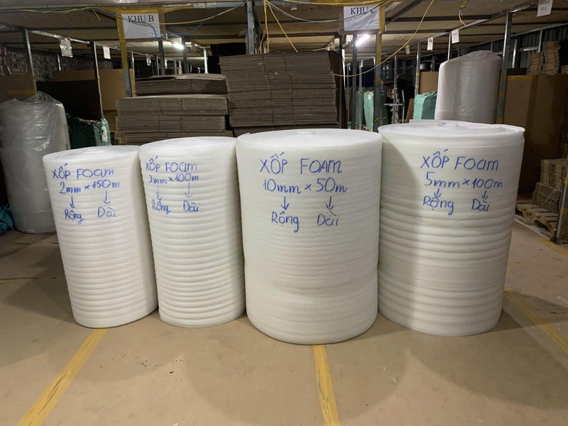 Địa chỉ cung cấp màng xốp PE foam Hà Nội uy tín, giá kho 12 Khu vực vận chuyển hỏa tốc từ kho Hà Nội