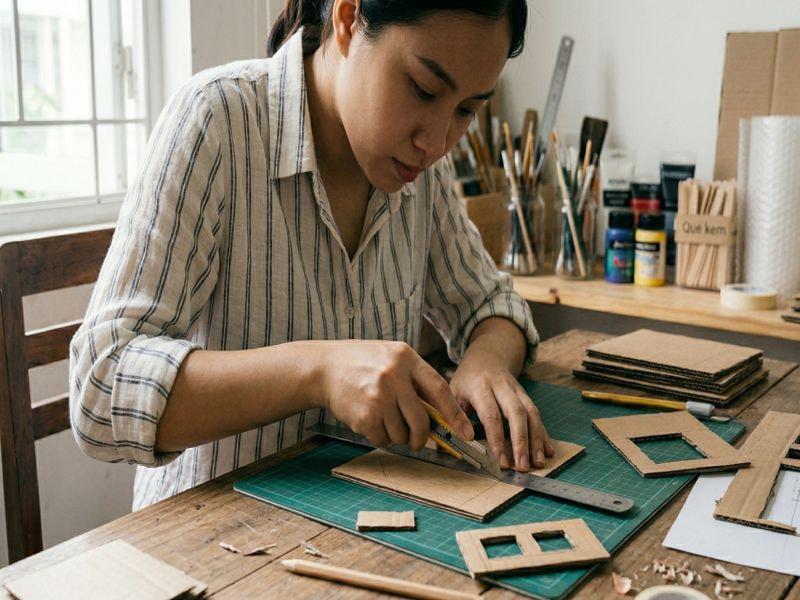 Cắt các mảnh ghép