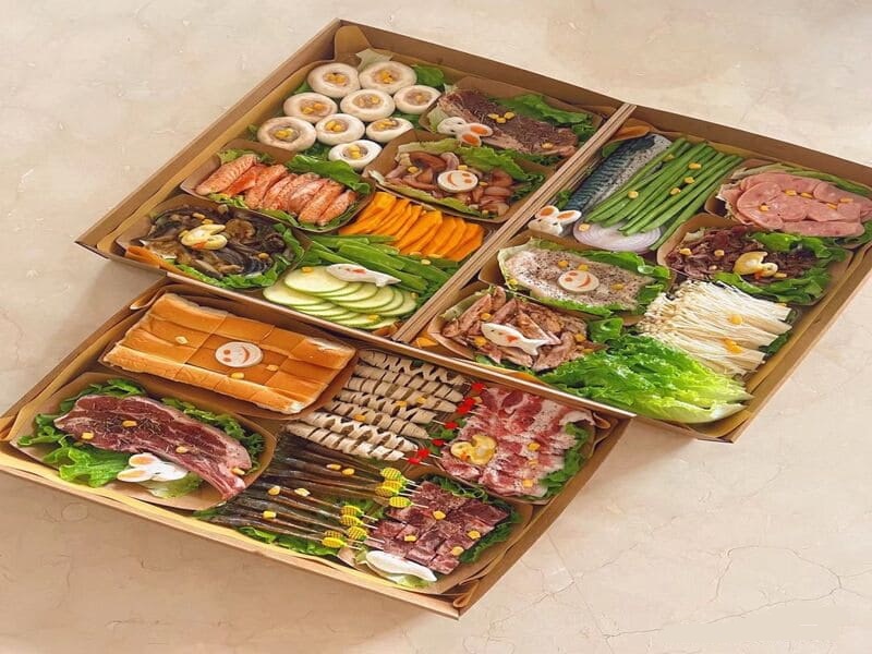 Các mẫu hộp đựng thực phẩm - Review chi tiết từng loại 11 Hộp chia ngăn đựng thức ăn