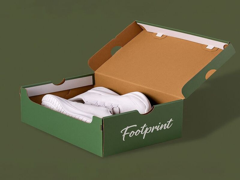 Hộp carton nắp gài đựng giày thể thao