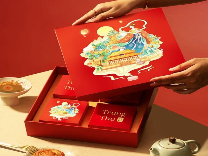 Review các mẫu hộp bánh trung thu: Ưu và nhược điểm 8 Review mẫu hộp bánh trung thu âm dương