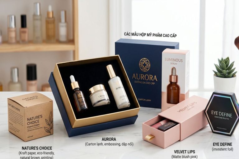 Review thực tế các mẫu hộp đựng mỹ phẩm