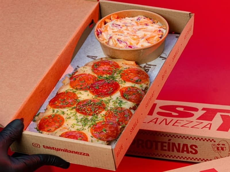 Các mẫu hộp đựng pizza phổ biến hiện nay 13 Hộp pizza hình chữ nhật