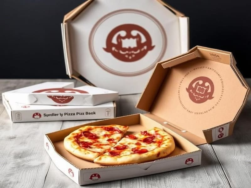 Các mẫu hộp đựng pizza phổ biến hiện nay 10 Hộp pizza đa cạnh