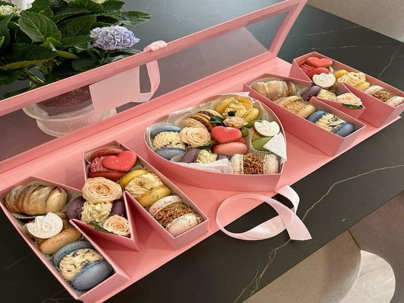 Hộp đựng quà tặng 20 Hộp quà có cửa sổ Mica