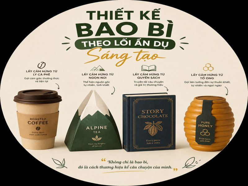 Những ý tưởng thiết kế bao bì sáng tạo đáng tham khảo 10 Thiết kế bao bì theo lối ẩn dụ sáng tạo