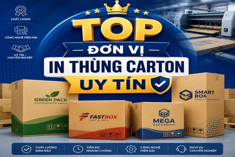 Top đơn vị in thùng carton uy tín, chuyên nghiệp tại Việt Nam