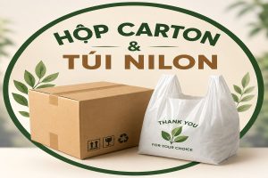 Hộp carton và túi nilon So sánh, ưu điểm và cách lựa chọn