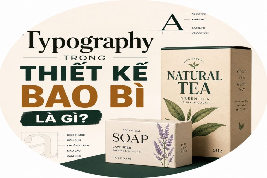 Typography trong thiết kế bao bì là gì?