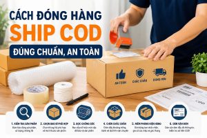 Cách đóng hàng ship cod đúng chuẩn, an toàn