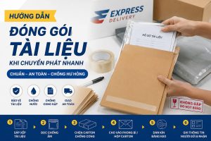 Hướng dẫn đóng gói tài liệu khi chuyển phát nhanh chuẩn